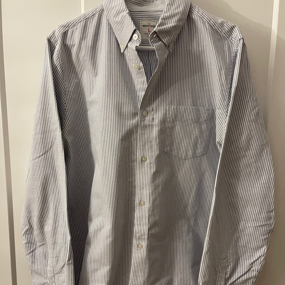Gap: pinstripe button down